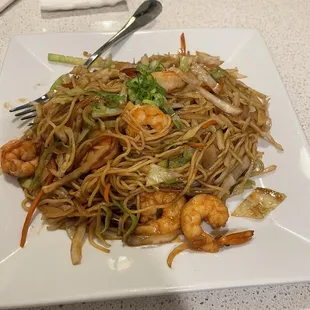 Shrimp Yakisoba Dinner