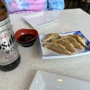Asahi &amp; gyoza