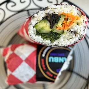 Bibimbap burrito
