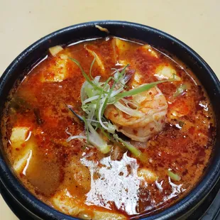 a close up of a bowl of soup