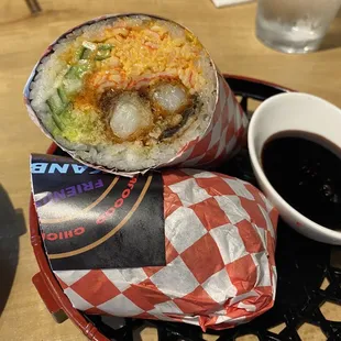 Dragon burrito ($13)