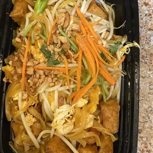 8. Pad Thai with tofu... vey good