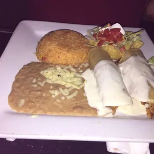 Sour cream enchilada