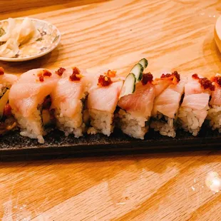 Red crane roll