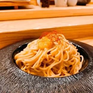 Sea urchin pasta