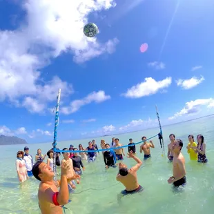 Sandbar volleyball