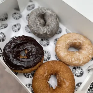 a variety of doughnuts