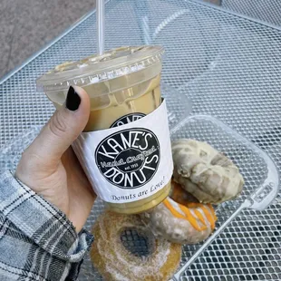 Iced caramel coffee  KGF Cinnamon Sugar KGF Pumpkin Spice KGF Apple Cider