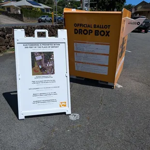 Ballot drop box