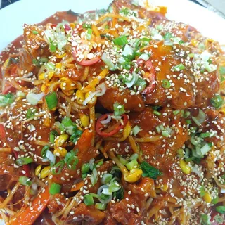 Spicy Dry Fish Casserole