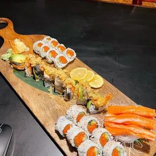 food, sushi, sashimi, sushi and sashimi