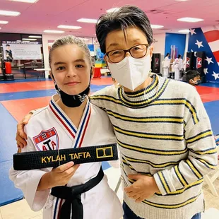 With sweet Mrs. Kang