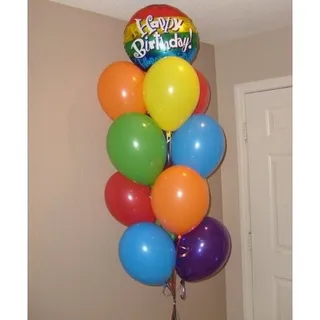Helium Balloon Bouquet from Balloons with a Twist