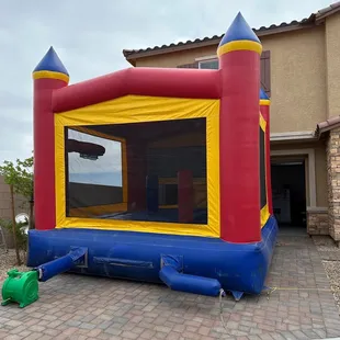 It easily fit in our 2 car driveway.