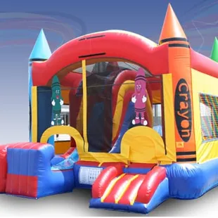 CRAYON COMBO WITH SLIDE, TUNNEL, LADDER AND HOOP