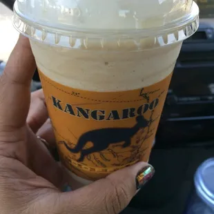 Frozen white chocolate cinnamon...yum!!!