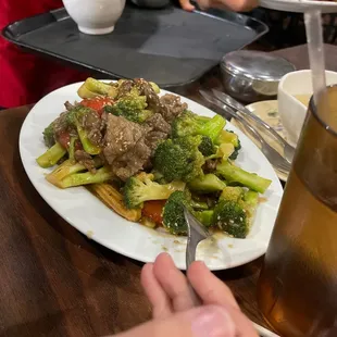 Beef brócoli