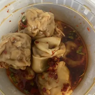 Szechuan dumplings