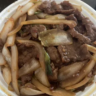 Mongolian beef