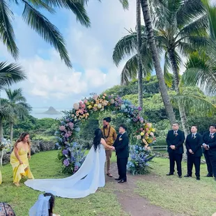 Crichton as our officiant on our special day.
