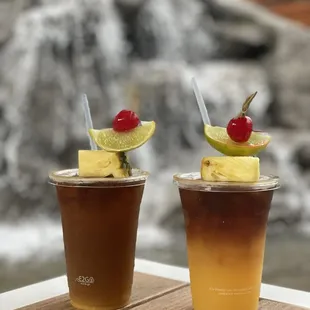dessert, drink