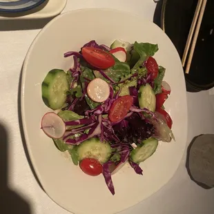 Salad included w entree