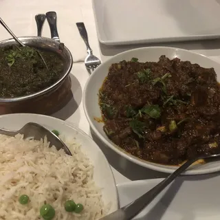 Mattar Methi Palak