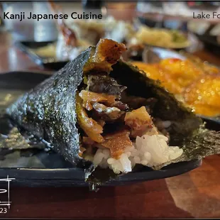 Salmon Skin Handroll