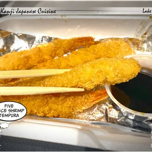 Shrimp Tempura Appetizer (To-go order)