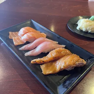 Cajun salmon sushi