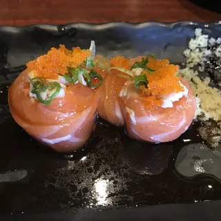 Salmon sashimi