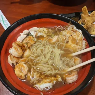 Shrimp Ramen Noodle Bowl
