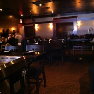 sushi and sashimi, interior