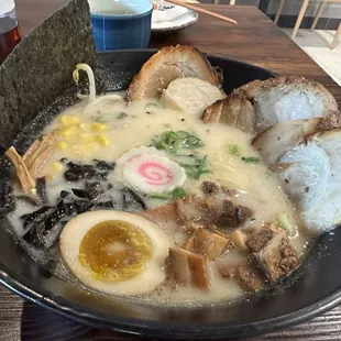 Meat lovers supreme ramen. Delicious!