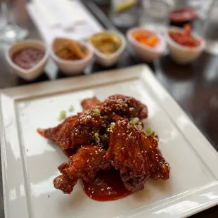Korean fried wings
