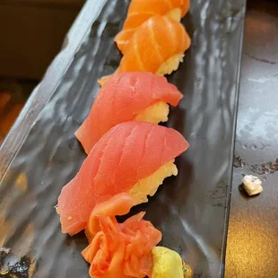 Tuna &amp; Salmon Nigiri