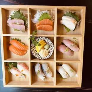 food, sushi, sushi and sashimi, sashimi