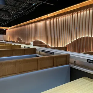 sushi and sashimi, interior