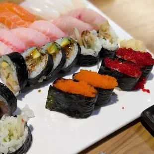 sushi and sashimi, food, sushi, sashimi