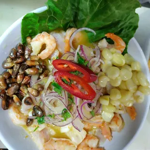 a bowl of food