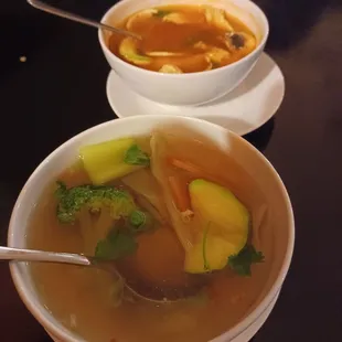 Yumtom and vegetable soup