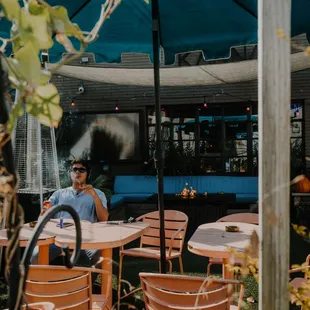 You can smoke on our patio!