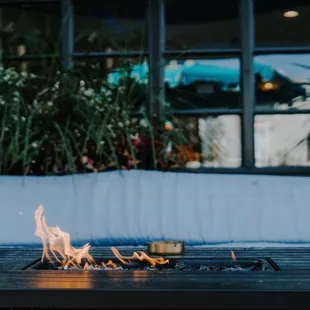 Our beautiful outside fire