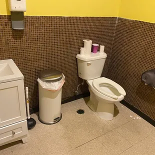 Clean ladies room