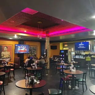 Inside the restaurant