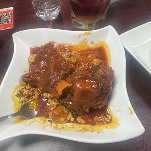 Pounded Yam and Egusi