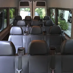 Business Class Sprinter Van Interior