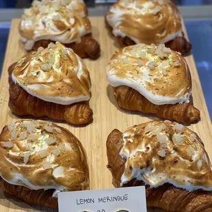 lemon meringue croissants