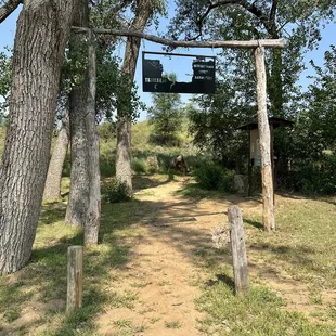 Trail entrance