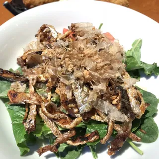 Salmon Skin Salad